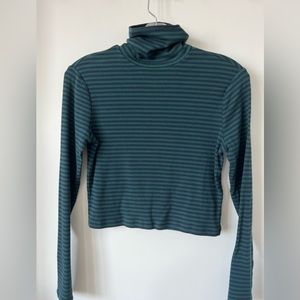 Levi striped turtle neck top